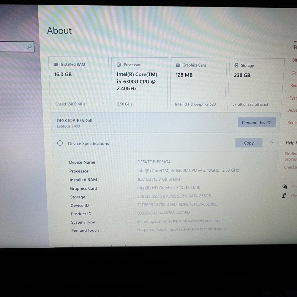 Dell Sleek Black Laptop